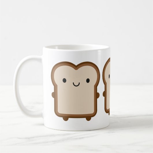 Mug Pain Kawaii / Toast (Gauche)