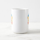 Mug pain perdu mignon avec un béret bleu (Centre)