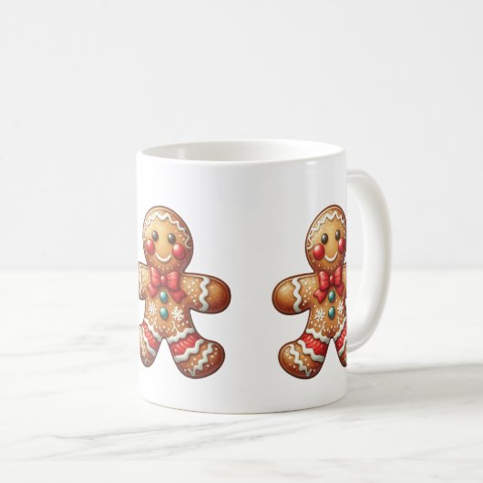 Mug Pains d'épices de Noël Hommes (Devant droit)