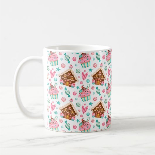 Mug Pains d'épices et cupcakes de Noël (Gauche)