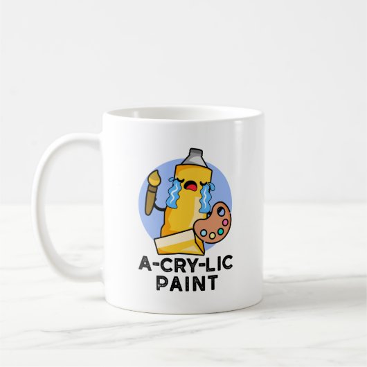 Mug Paint amusant Artiste Pun (Gauche)