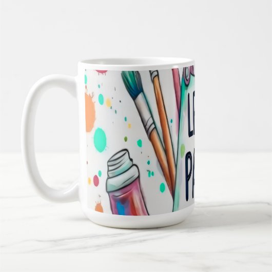 Mug Paint Brushes Let's Paint (Gauche)