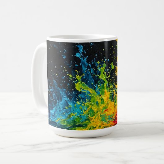 Mug Paint coloré (Devant gauche)