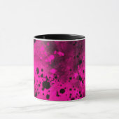 Mug Paint Splatter Neon rose (Centre)