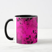 Mug Paint Splatter Neon rose (Gauche)