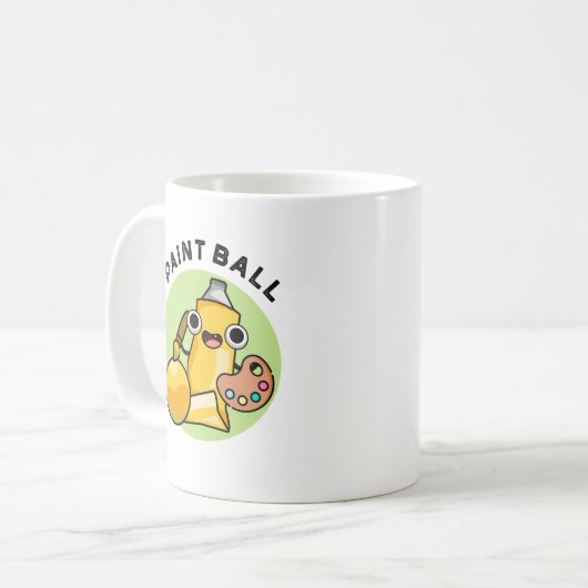 Mug Paintball Funny Paint Pun (Devant gauche)