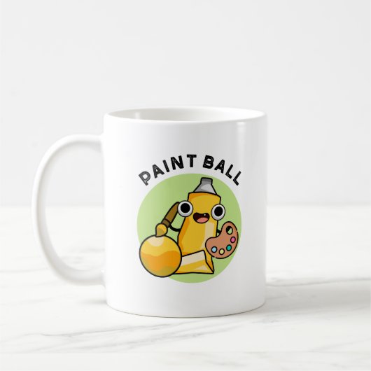 Mug Paintball Funny Paint Pun (Gauche)