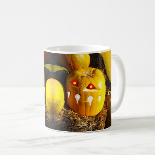 Mug Paire d'art citrouille (Devant droit)