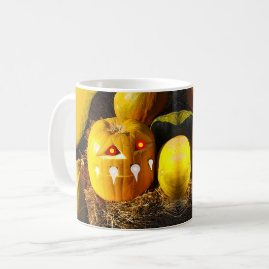 Mug Paire d'art citrouille (Devant gauche)