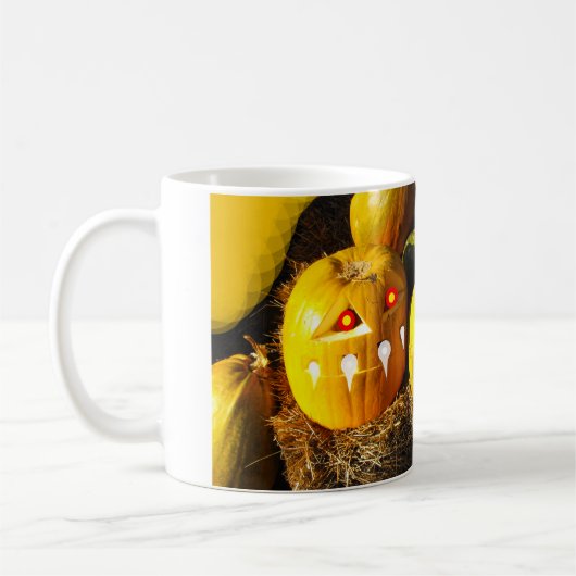 Mug Paire d'art citrouille (Gauche)
