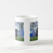 Mug Paire de caniche (noir) - Lys 6 (Centre)