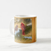 Mug Paire de cardinaux (Devant gauche)