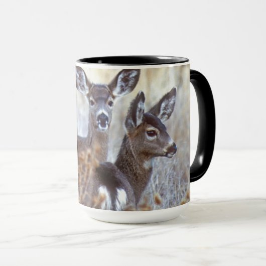 Mug Paire de cerfs de Mule sauvage | Californie (Devant droit)