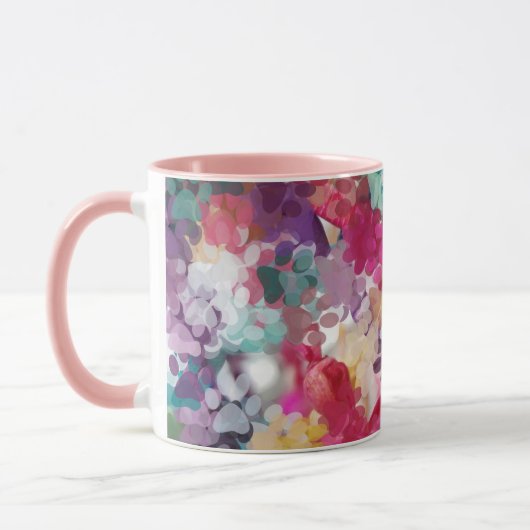Mug Paire de chiot multicolore (Gauche)