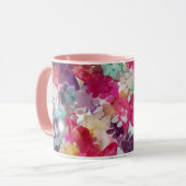 Mug Paire de chiot multicolore (Devant gauche)