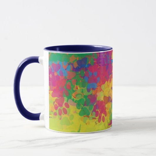 Mug Paire de chiot multicolore (Gauche)