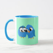 Mug Paire de chouettes en amour (Gauche)
