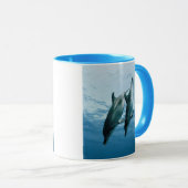 Mug Paire de dauphins (Devant droit)