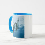 Mug Paire de dauphins (Devant gauche)