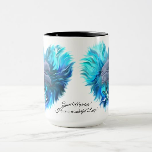 Mug Paire de dauphins (Centre)