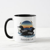 Mug Paire de Loon du lac Butterfield (Gauche)