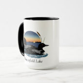 Mug Paire de Loon du lac Butterfield (Devant gauche)