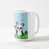 Mug Paire de Pandas (Devant droit)