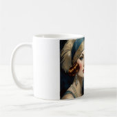 Mug Paire De Papillons En Musique Bleue (Gauche)