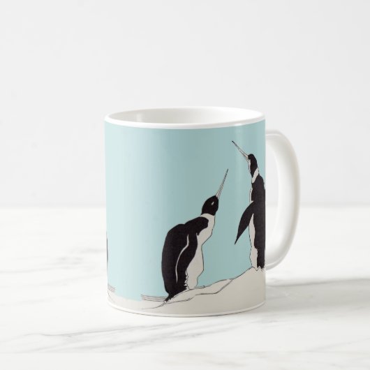Mug paire de pingouins (Devant droit)