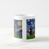 Mug Paire Doberman - Nuit étoilée (Centre)