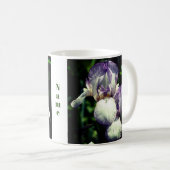 Mug Paire Fleur Iris Personnalisée (Devant droit)