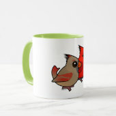 Mug Paires cardinales du nord (Devant gauche)