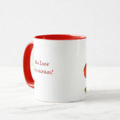 Mug Paires de rouge d'Araucana (Devant gauche)