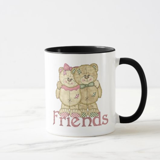 Mug Paires d'ours de nounours d'amis - couleurs (Droite)
