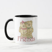 Mug Paires d'ours de nounours d'amis - couleurs (Gauche)