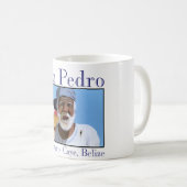Mug "Paisano à son téléphone de coquille " (Devant droit)