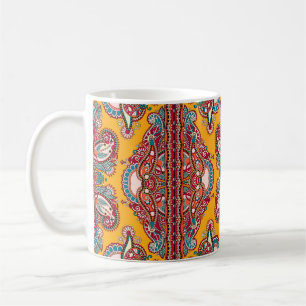 Mug Paisley bandanna fleurie traditionnelle ornemental