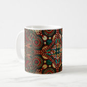 Mug Paisley Bandanna Grunge Floral Traditionnel (Devant gauche)