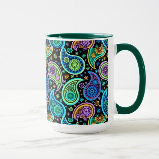 Mug Paisley coloré 2.0 (Droite)