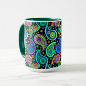 Mug Paisley coloré 2.0 (Devant gauche)