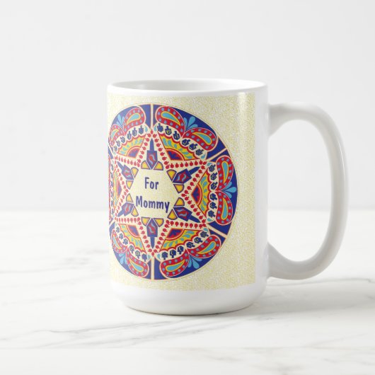 Mug "Paisley Dreidel" (Droite)