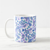 Mug Paisley Flore - Blanc (Gauche)