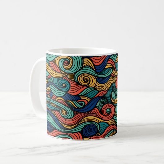 Mug Paisley haché (Devant gauche)