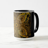 Mug Paisley Nostalgie Dorée (Devant droit)