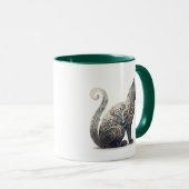 Mug Paisley Profil Chat (Devant droit)