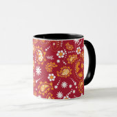 Mug Paisley Punch Café/Mug de thé (Devant droit)