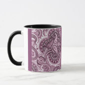 Mug Paisley rose (Gauche)