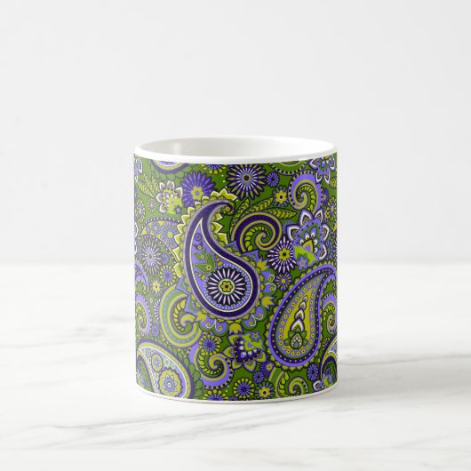 Mug Paisley verte et violette (Centre)