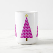 Mug Paisley violet arbre de Noël moderne (Centre)