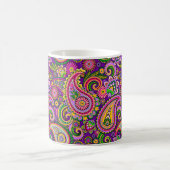 Mug Paisley violet, rose et vert (Centre)
